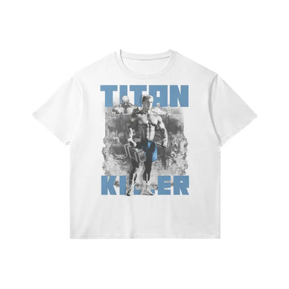 Titan Killer | Slim Fit Heavyweight T-shirt - White / Xs