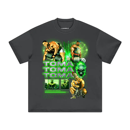 Toma Oversized Heavyweight T-shirt - Carbon Gray / Xs