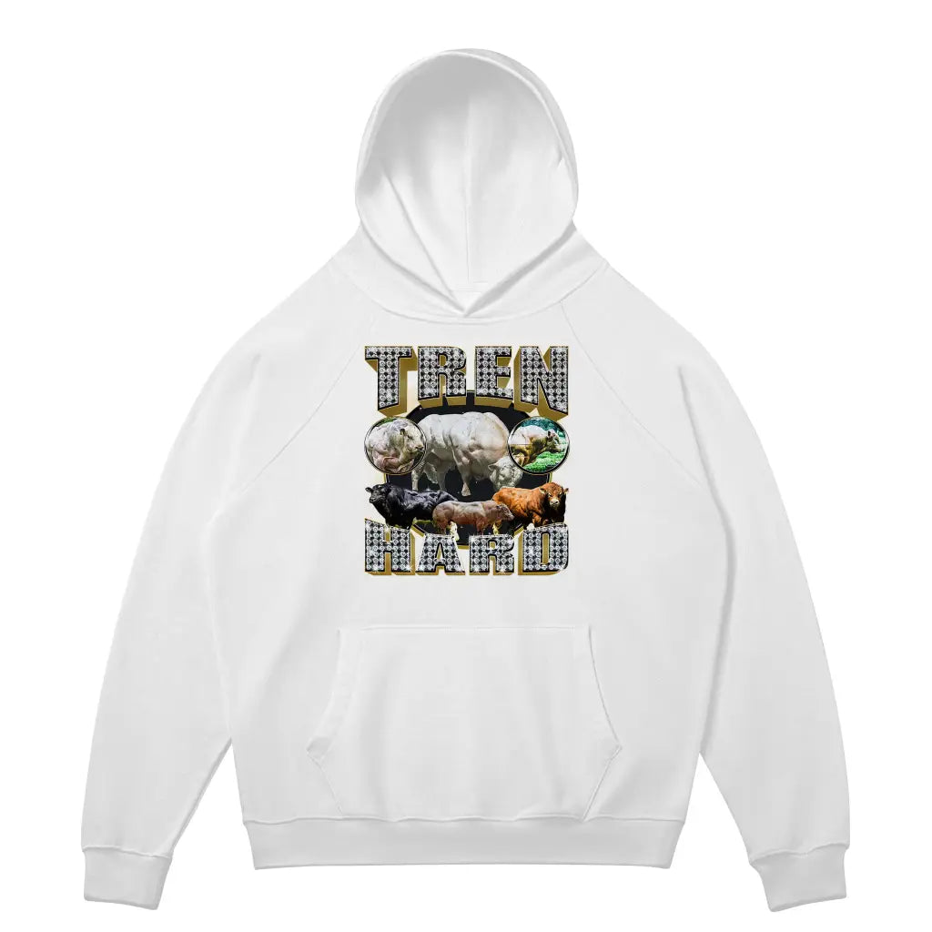 Tren Hard | Hoodie - White / s