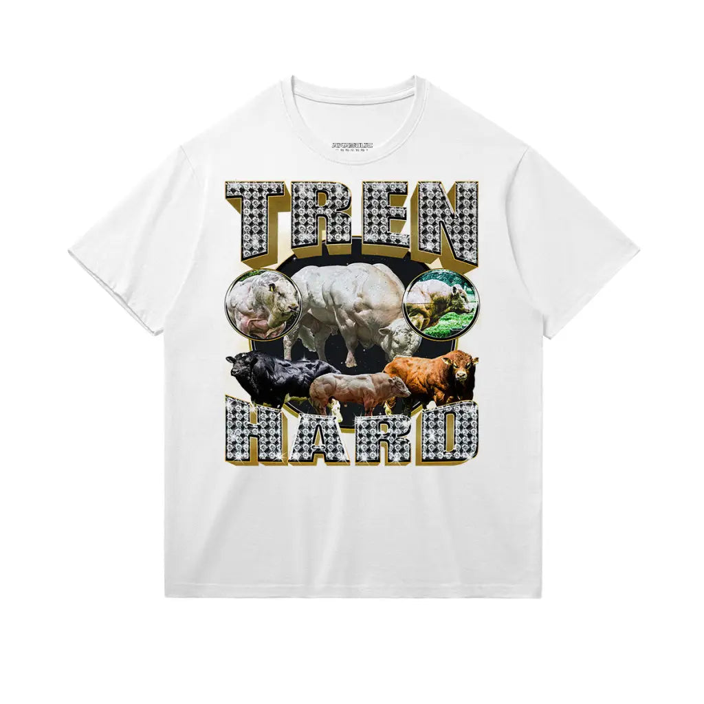 Tren Hard | T-shirt - White / Xs