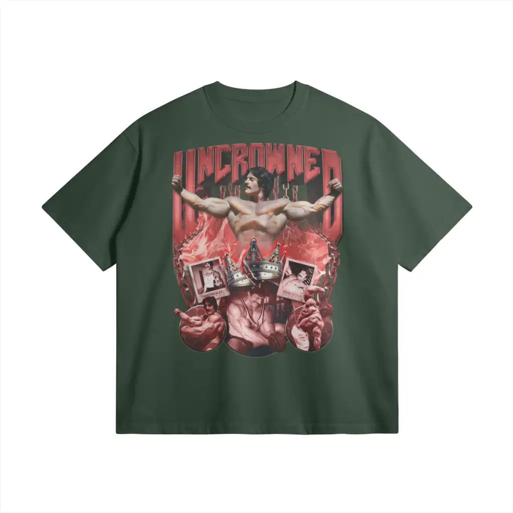 Uncrowned S1 | Mm | Oversized Heavyweight T-shirt - Cactus Green / Xs