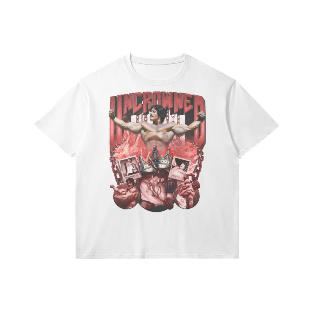 Uncrowned S1 | Mm | Slim Fit Heavyweight T-shirt - White / Xs