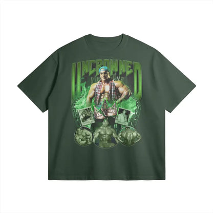 Uncrowned S1 | Ns | Oversized Heavyweight T-shirt - Cactus Green / Xs