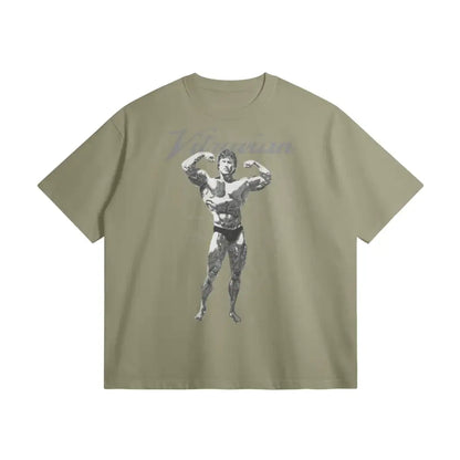 Vitruvian | Oversized Heavyweight T-shirt - Artichoke / Xs