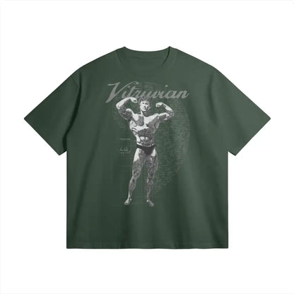 Vitruvian | Oversized Heavyweight T-shirt - Cactus Green / Xs