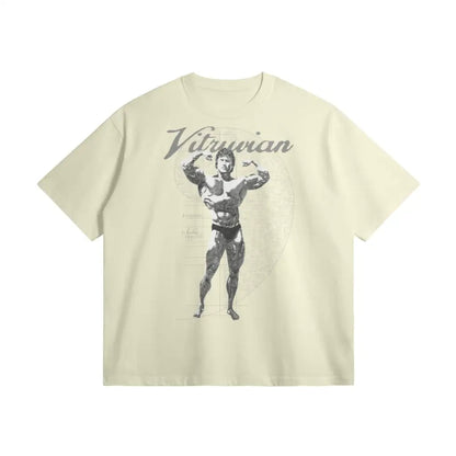 Vitruvian | Oversized Heavyweight T - shirt - White Rock / Xs