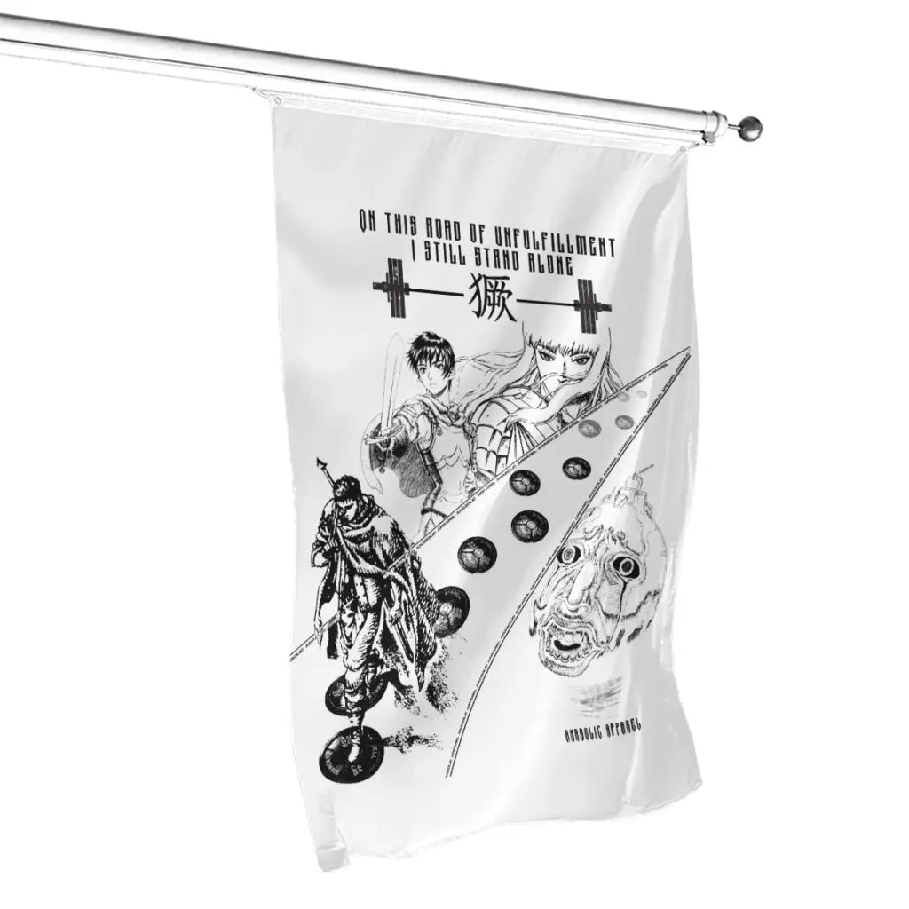 Warrior’s Journey V1 | Flag - s / White