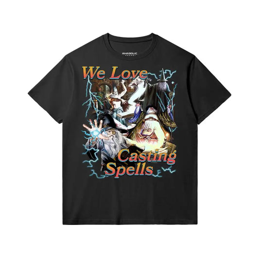 We Love Casting Spells T-shirt - Black / Xs