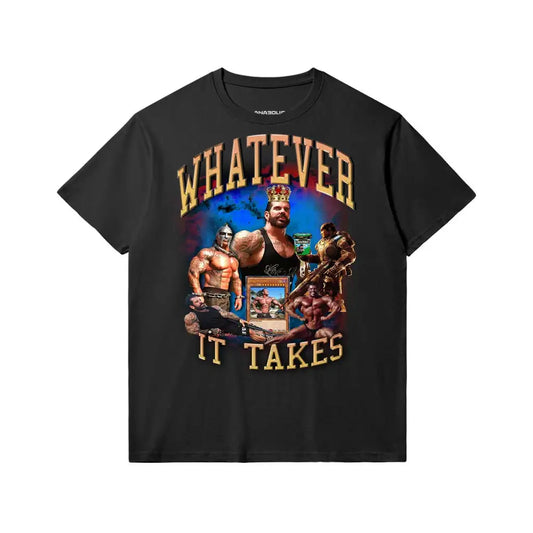 Whatever It Takes - Slim Fit Heavyweight T-shirt - Black / Xs