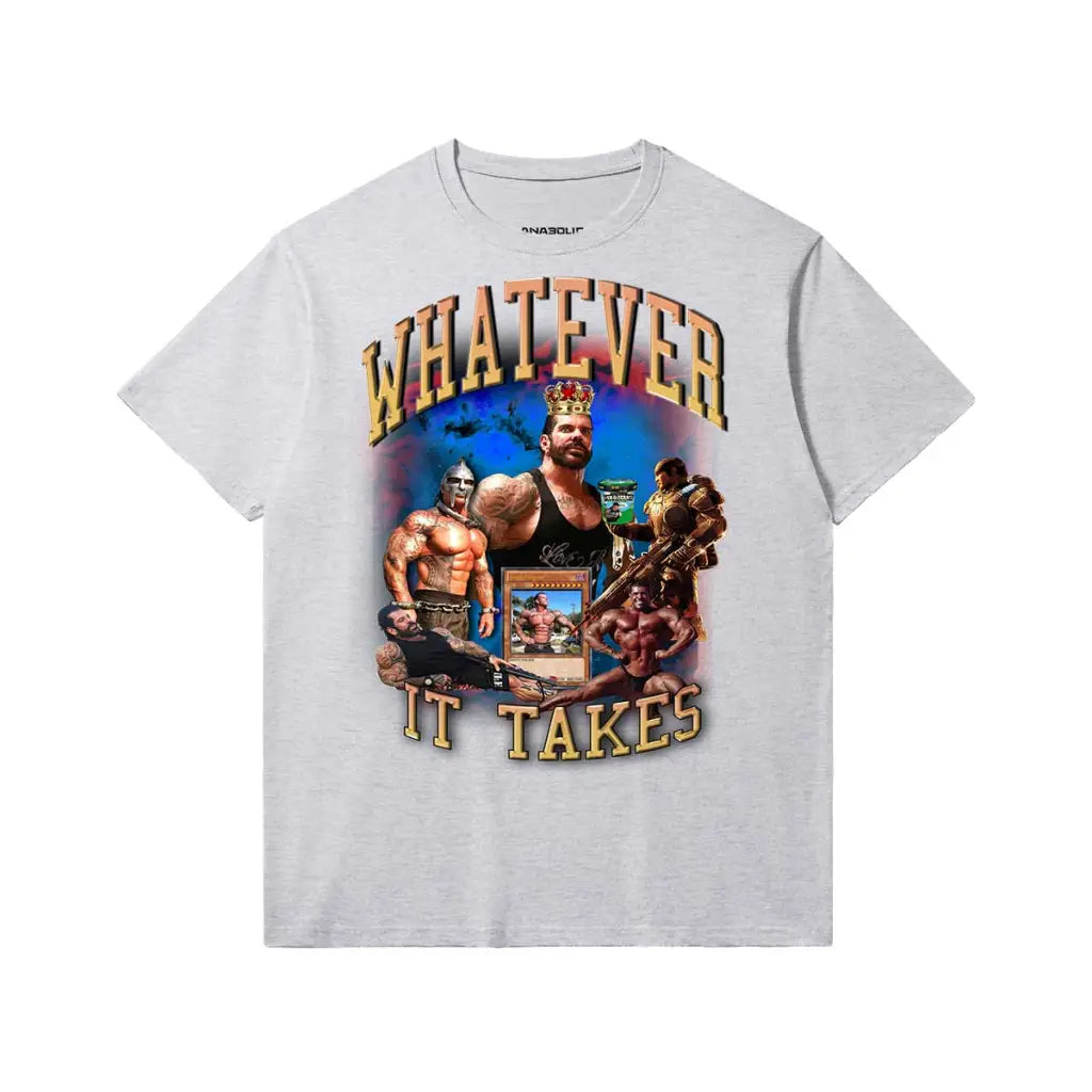 Whatever it Takes | Slim Fit Heavyweight T-shirt - Medium Heather Gray / Xs