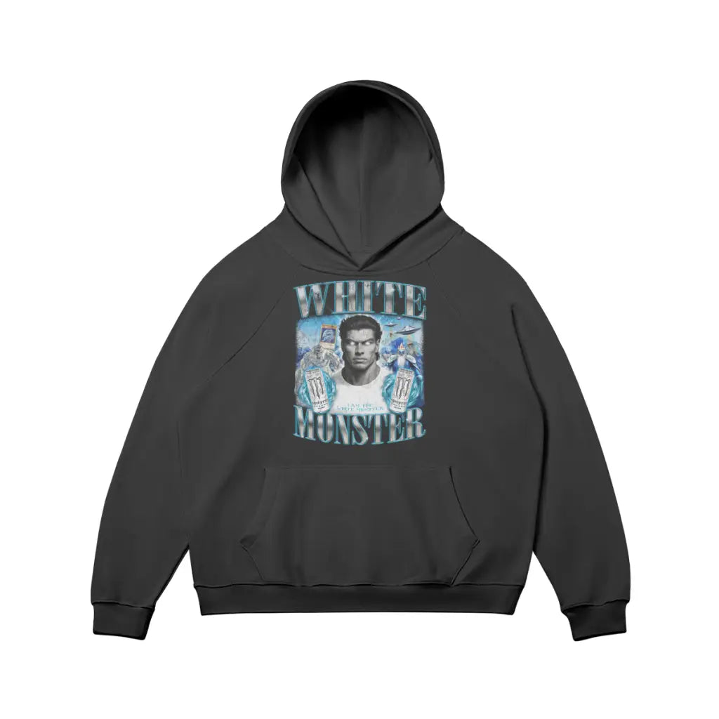 White Monster | Hoodie - Black / s
