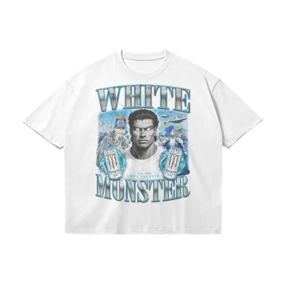 White Monster | Oversized T-shirt - m