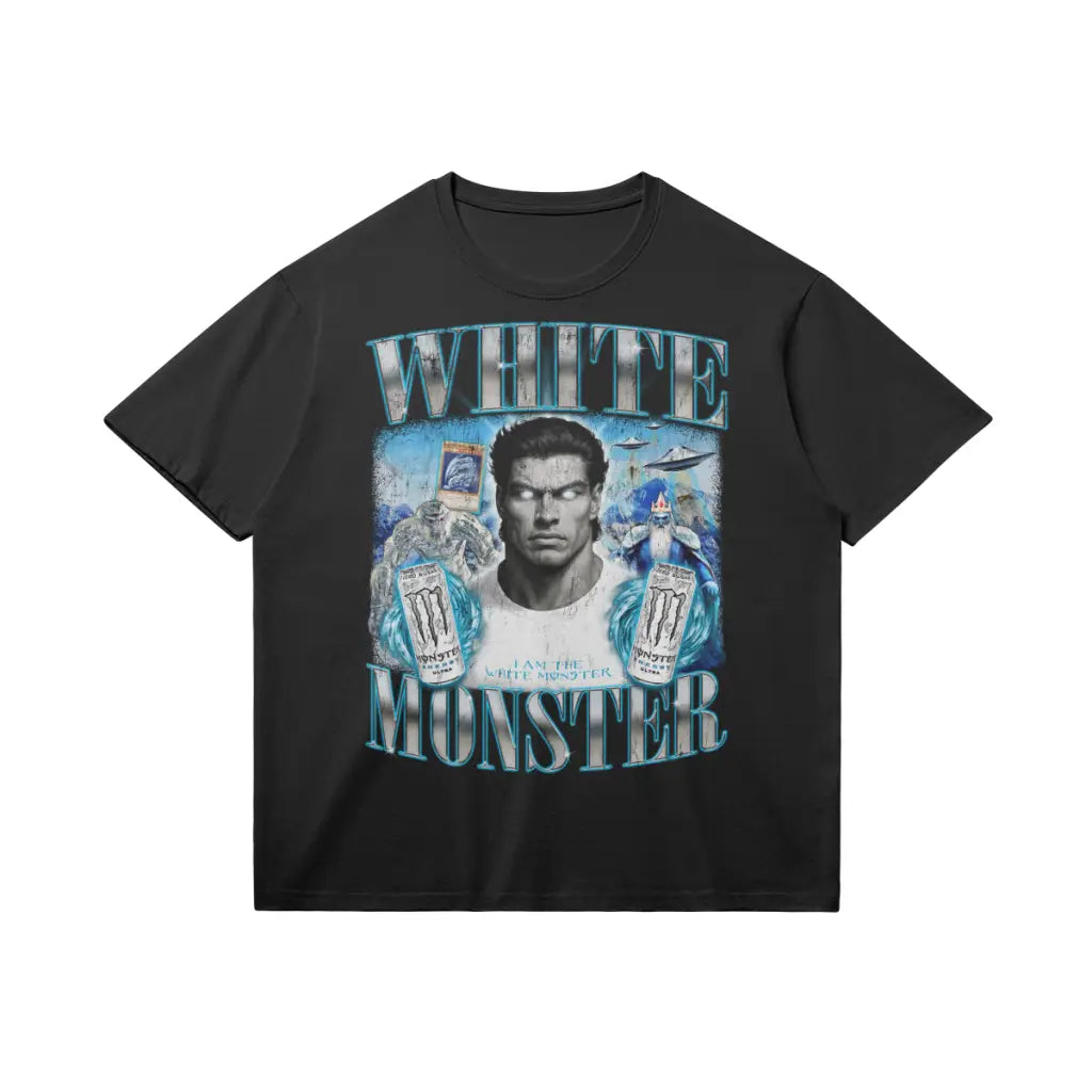 White Monster | T-shirt - Black / Xs